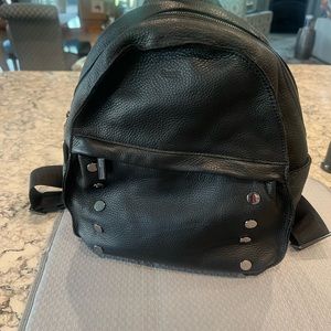 Hammitt black leather backpack